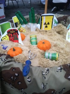 Mundell toxic waste dig at Irvington Halloween festival