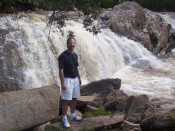 John Mundell at a Brazilian river