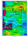 Terrain Conductivity Map at Brownfield Site